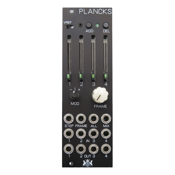 Michigan Synth Works Plancks II Eurorack Mixer module (Black) at