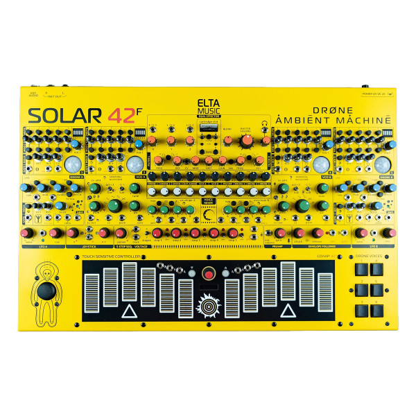 Elta Music Solar 42F Multi Voice Drone Instrument (Yellow) main image