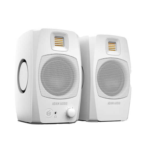 Adam Audio D3V Active Desktop Monitors (White - Pair) at Signal Sounds