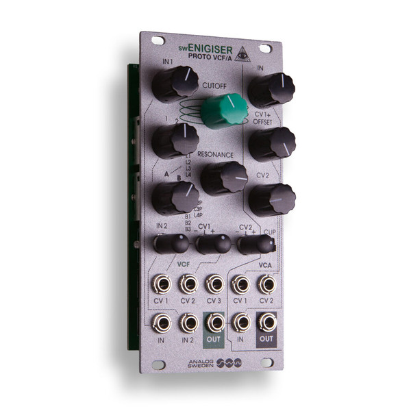 Analog Sweden SWEnigiser Proto VCFA Eurorack Filter Module (Silver