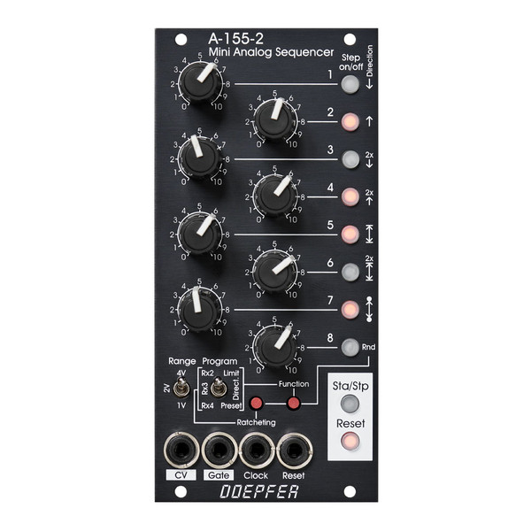 Doepfer A-155-2V Mini Analog Sequencer Eurorack Module (Vintage Black) main image