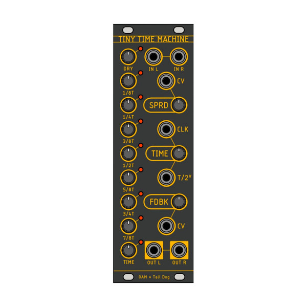 Olivia Artz Modular (OAM) TINY Time Machine Eurorack Delay Module main image