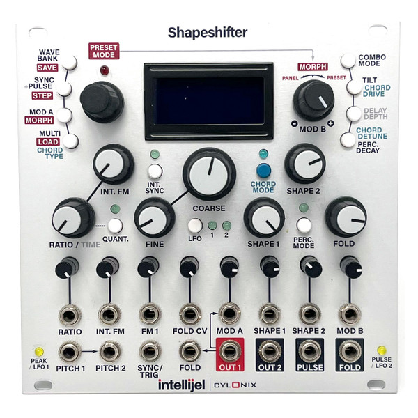 Intellijel Shapeshifter Dual Complex Morphable Wavetable VCO Module (Pre-owned) main image