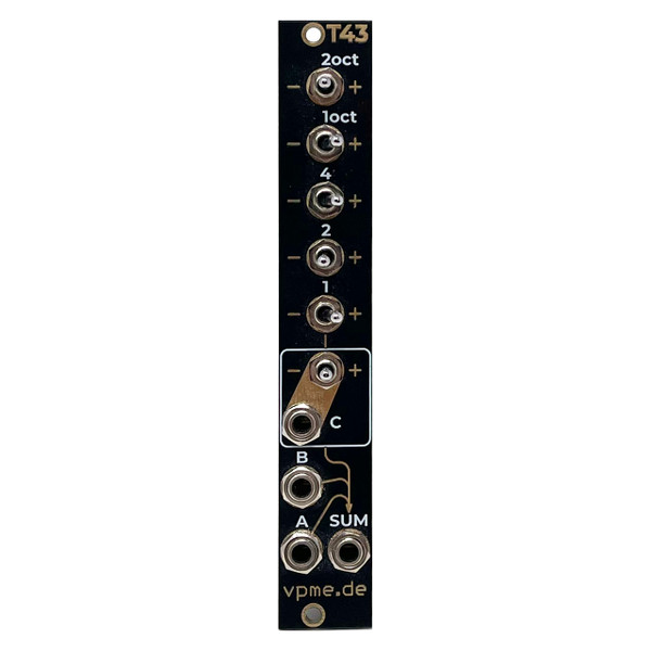 vpme.de t43 Eurorack Precision Adder Module (Pre-owned) main image