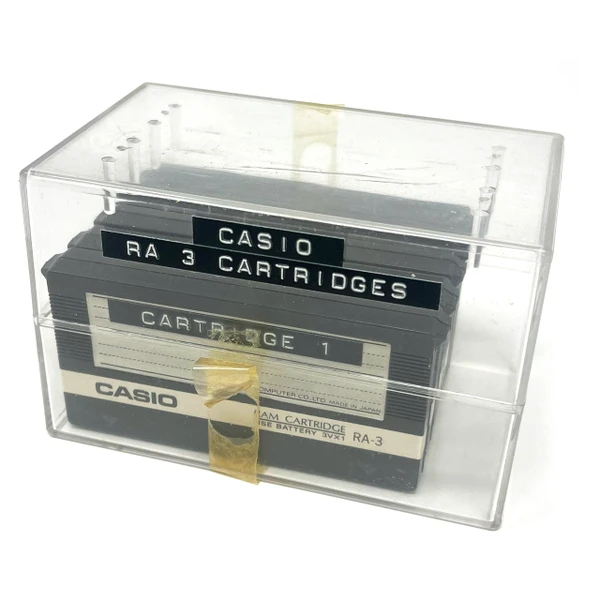 Casio RA-3 CZ series RAM Cartridges x 5 (Pre-owned) main image