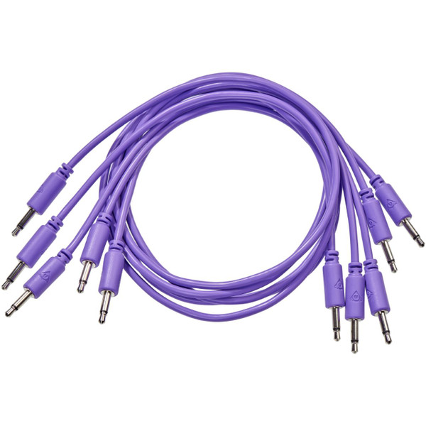 Black Market Modular Eurorack Patch Cables (150cm - Violet - 5 Pack) image 2