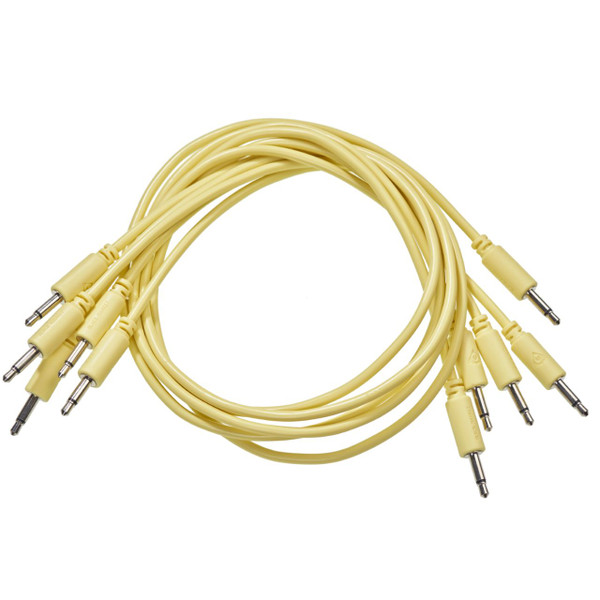 Black Market Modular Eurorack Patch Cables (75cm - Yellow - 5 Pack) image 2