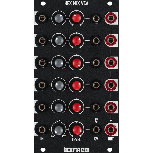 Befaco Hexmix VCA DIY Eurorack Six Channel VCA Module image 2