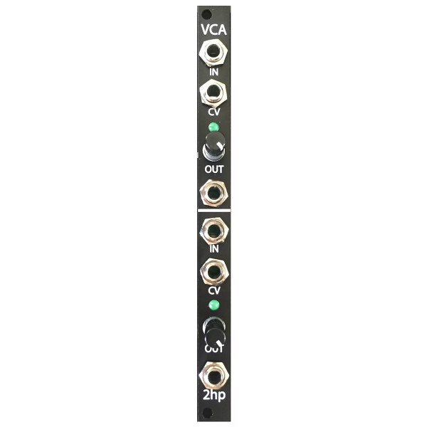 2hp VCA Eurorack Module (Black) (B-stock) main image