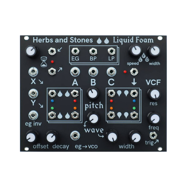 Herbs & Stones Liquid Foam Eurorack Synthesizer Module (Ex-display) main image