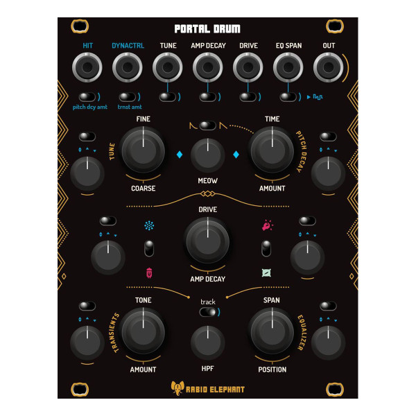 Rabid Elephant Portal Drum Eurorack Module (Ex-display) main image