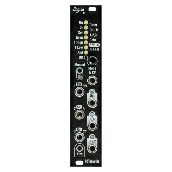 Klavis Logica XT Eurorack CV & Clock Logic Module (Black) main image