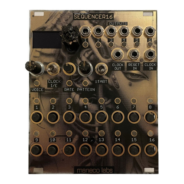 Maneco Sequencer 16 Eurorack Trigger Sequencer Module main image