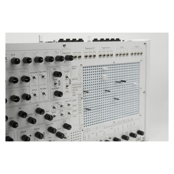 Future Sound Systems Cric Analogue Matrix-Patchable Synthesiser (Greyscale Edition) image 4