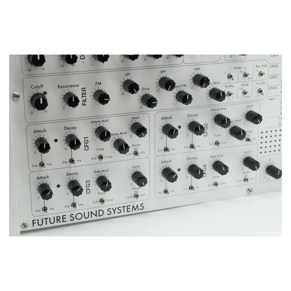 Future Sound Systems Cric Analogue Matrix-Patchable Synthesiser (Greyscale Edition) image 2