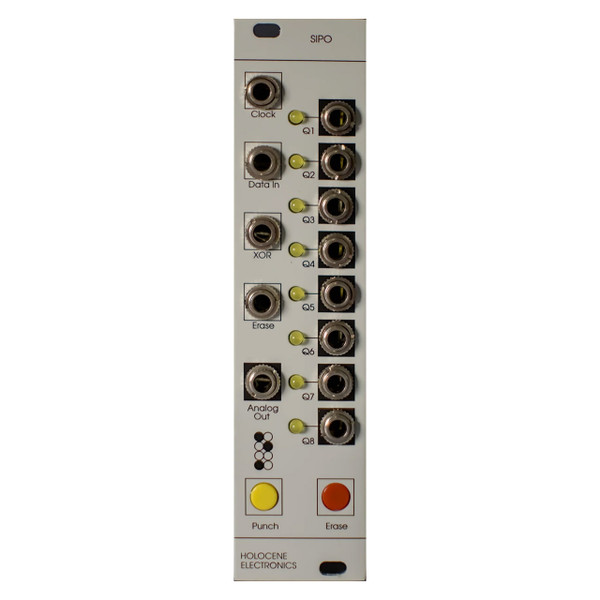 Holocene Electronics SIPO Eurorack Shift Register Module (White) main image