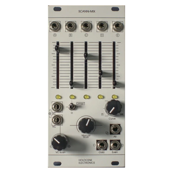 Holocene Electronics Scanni-Mix Eurorack Scanning Mixer Module (White) main image