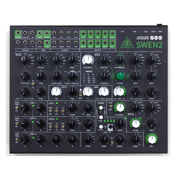 Analog Sweden SWEN2 Monophonic Desktop Synth main image