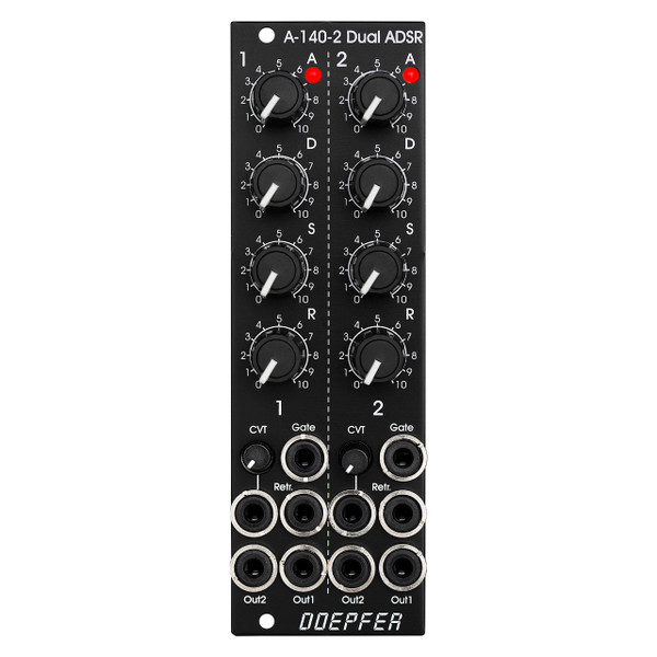 Doepfer A-140-2V Eurorack Dual ADSR Envelope Module (Black) main image