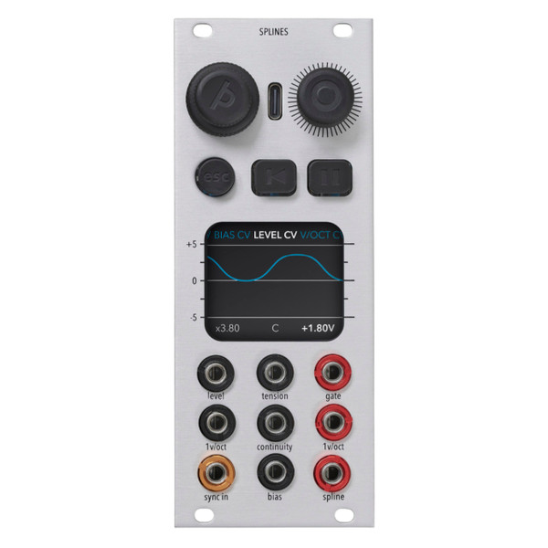 thorn.audio splines eurorack visual vector curve module (Silver) main image