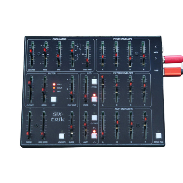 Tubbutec Sequential Six-Trak Controller MIDI Synth Control Surface main image