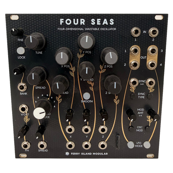 Ferry Island Modular Four Seas Eurorack Wavetable Oscillator Module (Pre-owned) main image