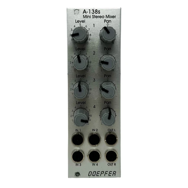 Doepfer A-138S Eurorack Stereo Mini Mixer Module (Pre-owned #3) main image