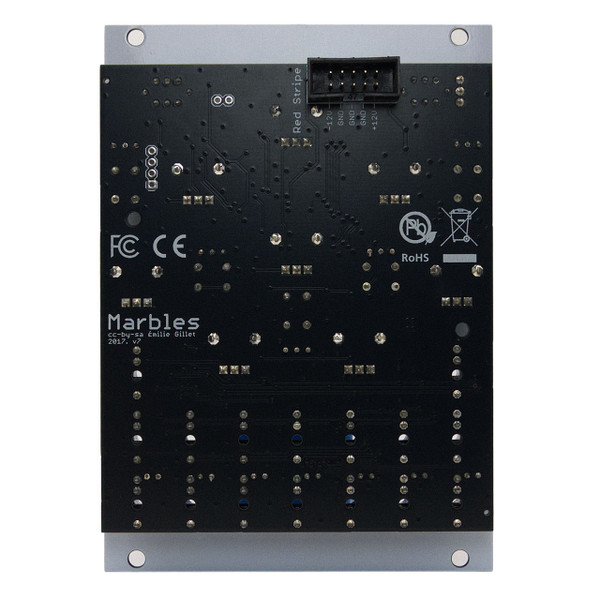 East Coast Modular Marples Eurorack Random Sampler Module (Marbles Clone - White) image 2