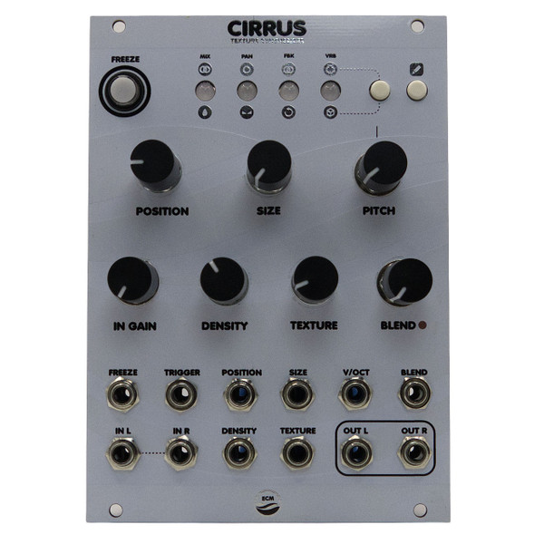 East Coast Modular Cirrus Eurorack Texture Synthsiser Module (Clouds Clone - White) main image