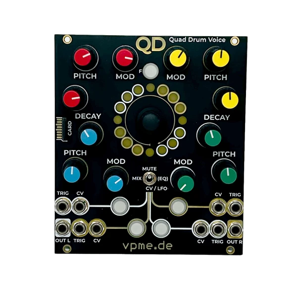 vpme.de QD Eurorack Quad Drum Voice Module (Pre-owned #1) main image