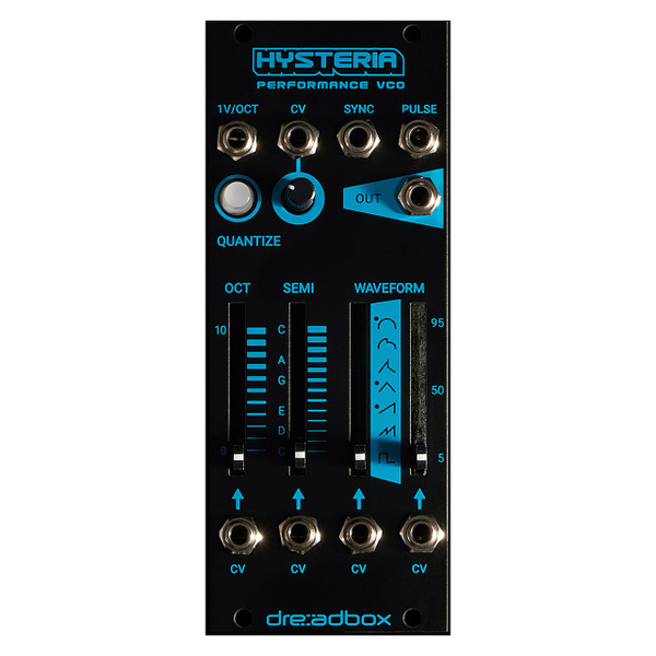 Dreadbox Hysteria Eurorack VCO Module (Black) main image