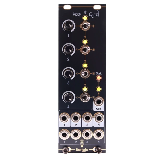 Bartola Instruments Keep It Quiet Eurorack CV Utility Module main image