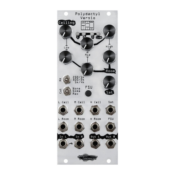 Noise Engineering Replacement Panel - Polydactyl Versio (Silver) main image