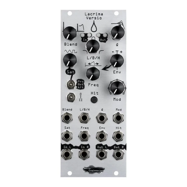 Noise Engineering Replacement Panel - Lacrima Versio (Silver) main image