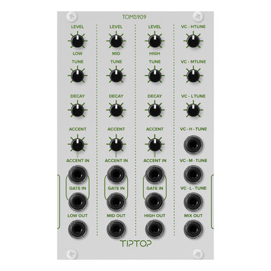 TipTop Audio TOMS909 Toms Eurorack Drum Module at Signal Sounds