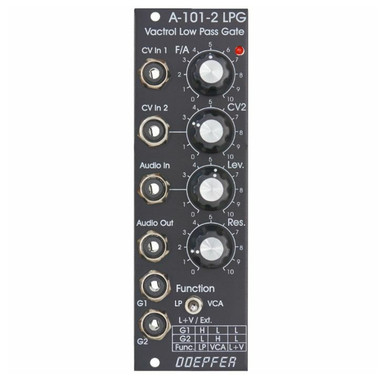Doepfer A-101-2-V Eurorack Low Pass Gate Module (Vintage Black) at