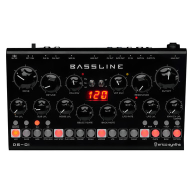 Erica Synths Bassline DB-01 Desktop Analogue Bass Synth