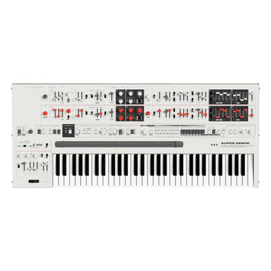 UDO Audio Super Gemini Bi-Timbral Polyphonic Hybrid Synth - Keyboard