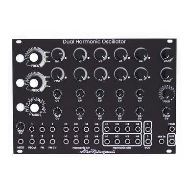 AtoV Project Dual Harmonic Oscillator (DHO) Eurorack Oscillator Module (Black)