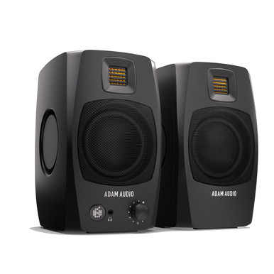 Adam Audio D3V Active Desktop Monitors (Black - Pair) at Signal Sounds