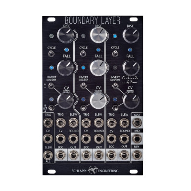 Schlappi Engineering Boundary Layer Eurorack Triple Function Generator Module (Black)