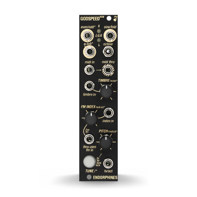 Endorphin.es Godspeed オシレーターモジュール Endorphin.es New Godspeed Eurorack Oscillator Module (Black) at