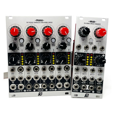 XAOC Devices Praga & Hrad Eurorack Mixer Modules (Pre-owned) at