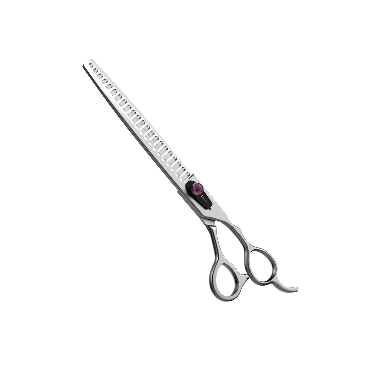 Professional Pet Grooming Curved & Chunker Thinning Scissors Set - 7.5 Inch, UK Made