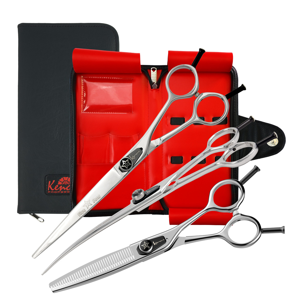 Five Star | 3-Piece Shears Set - Even Handle - Kenchii Grooming