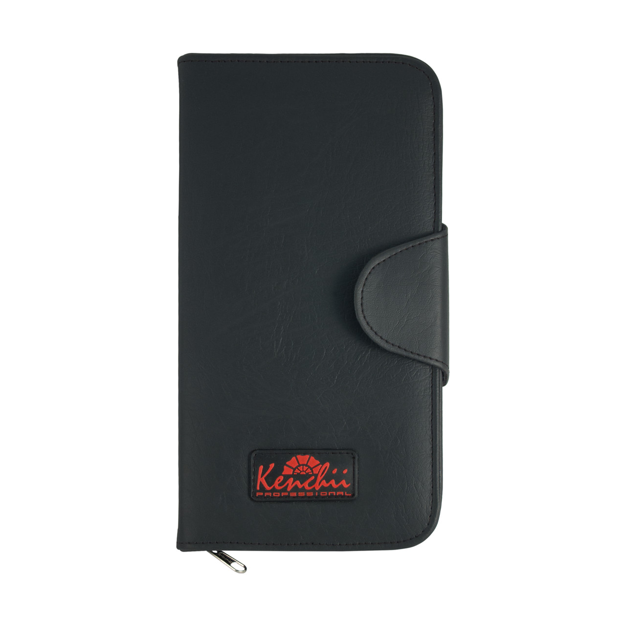 Faux Leather 5-scissor Zipper Case - Kenchii Grooming