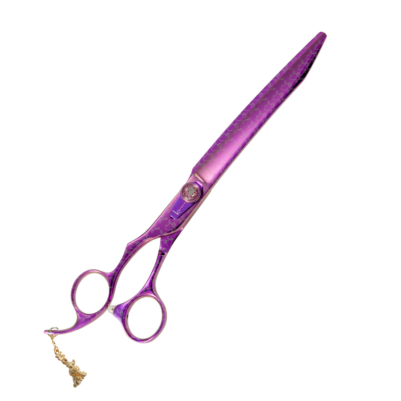 希少紫KEN craftプロフェザーアースロッド2本セットB602MFS602L Pink Poodle | 4-Piece Shears Set - Lefty - Kenchii Grooming