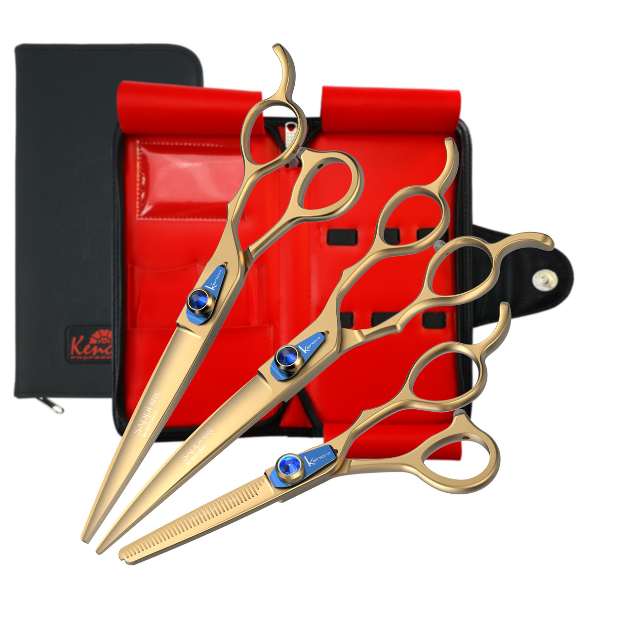 Sapphire | 3-Piece Shears Set - Kenchii Grooming