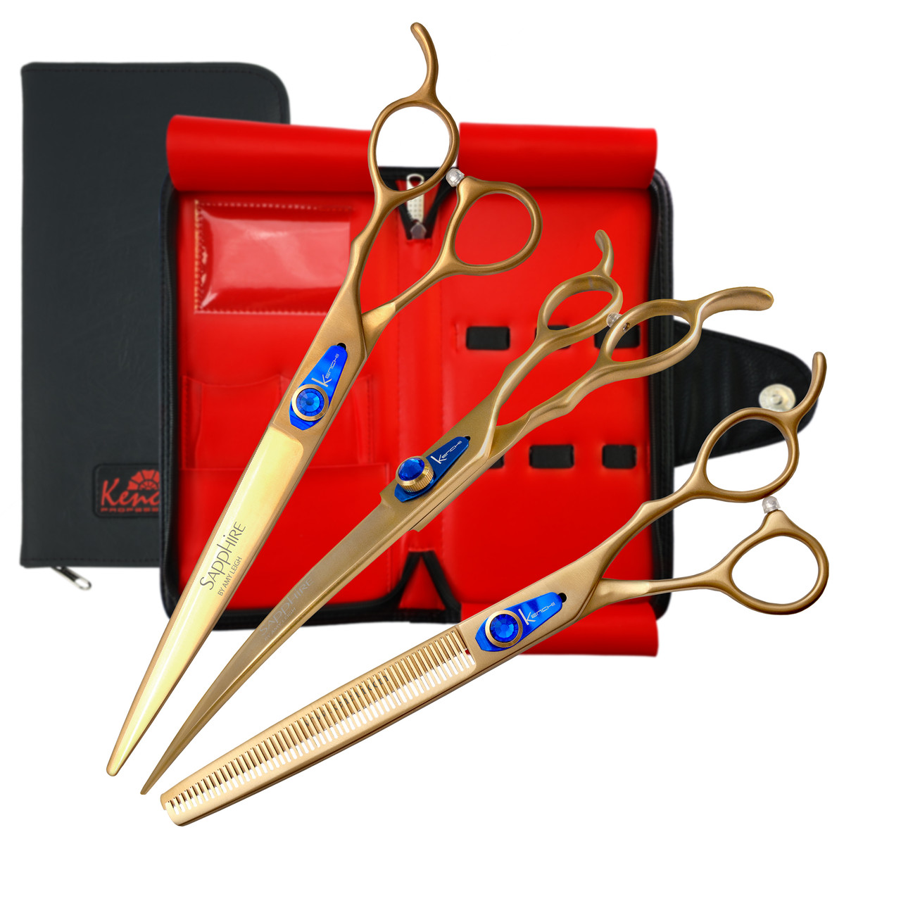Sapphire | 3-Piece Shears Set - Kenchii Grooming