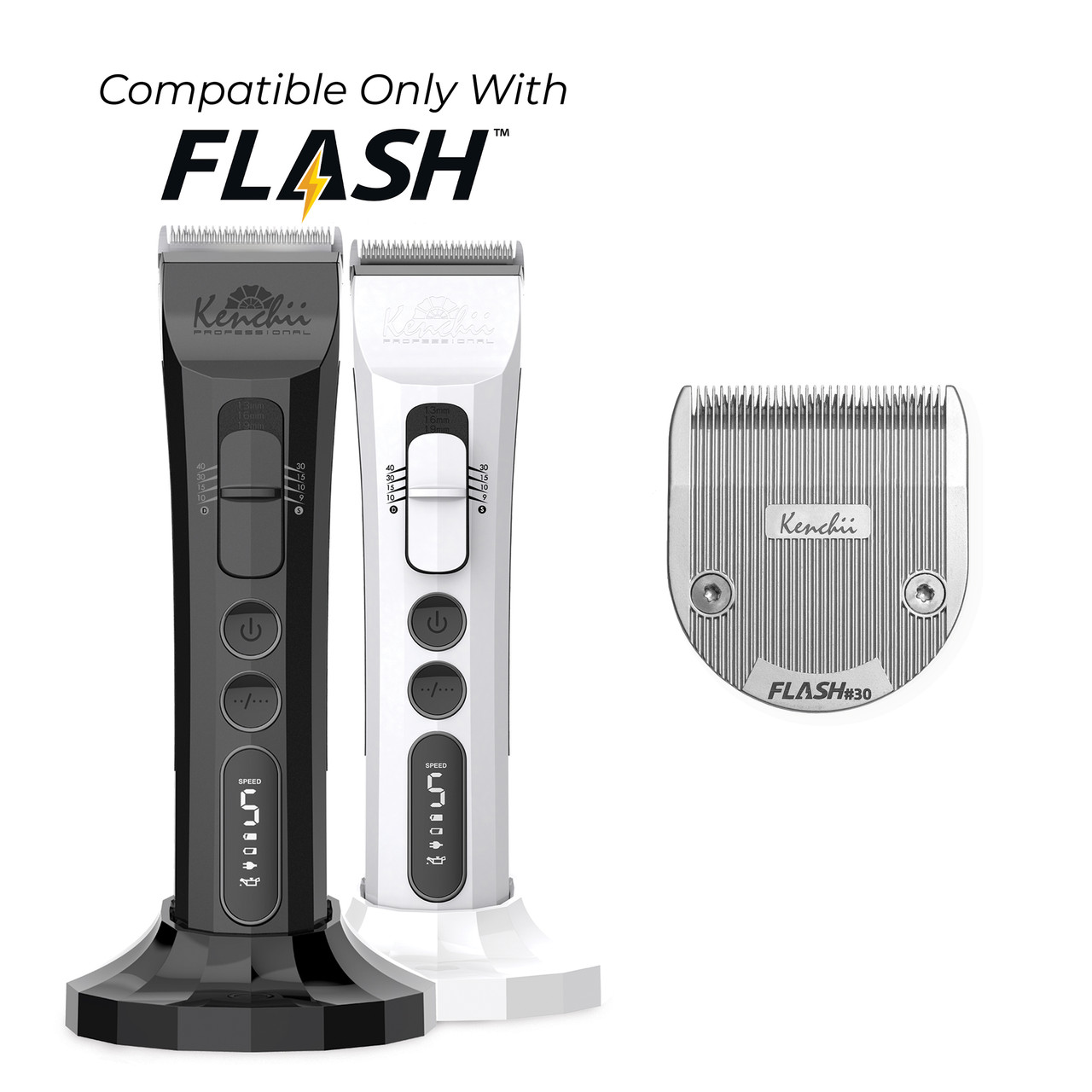 8-Piece Snap On Comb Attachements & Blade Kit | #30 Blade